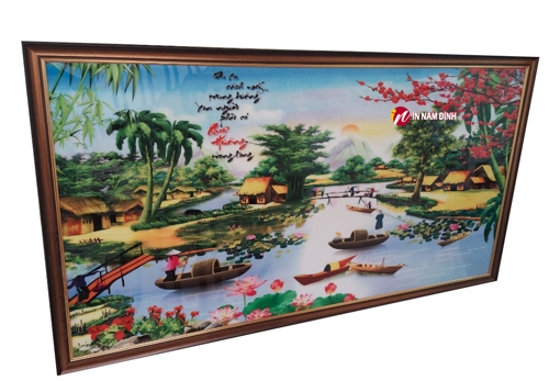 Nhận đóng khung tranh đẹp hiện đại đa dạng mẫu mã chất lượng số 1 tại Nam Định