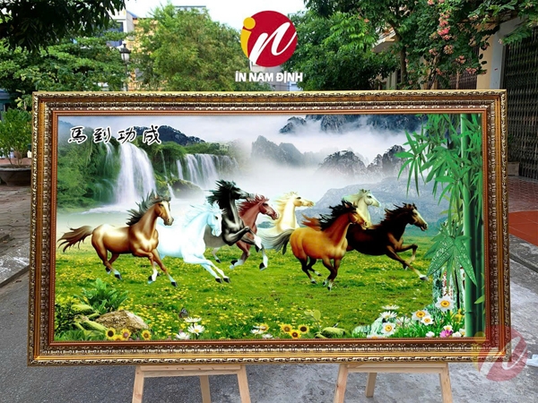 Những bức tranh mã đáo thành công phù hợp cho người mệnh thổ trang trí khởi phát lộc tài