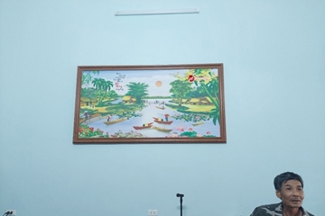 Những bức tranh phong cảnh làng quê đẹp nhất trang trí tình quê sâu sắc