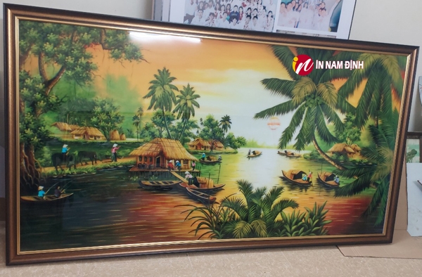 Sang chảnh bền đẹp khung tranh cao cấp tại Nam Định