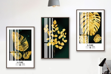 Sức hút, trang rừng cây lá vàng trang trí ý nghĩa lộc tài như ý
