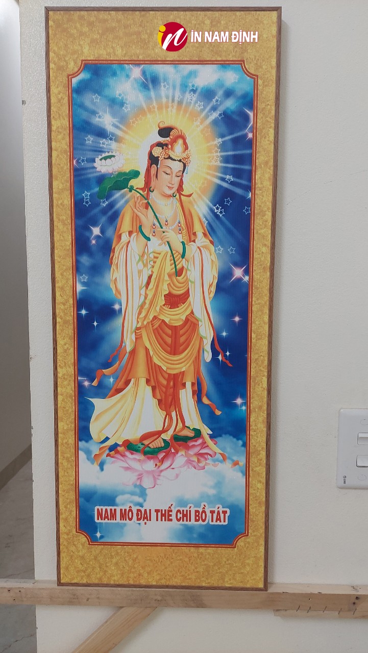Sức hút trang trí tranh Bồ Tát treo tường ban phước lành hạnh phúc bình an