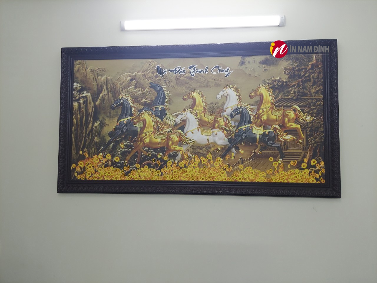 Sức hút, tranh mã đáo thành công 3d trang trí với nhiều ý nghĩa cát lợi, vượng tài