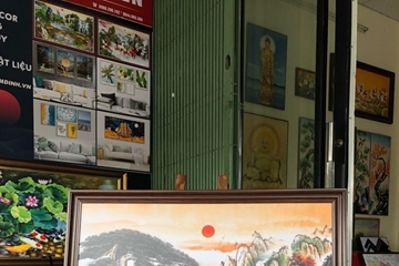 Sức hút tranh thủy mặc Việt Nam trang trí nghệ thuật cát tường