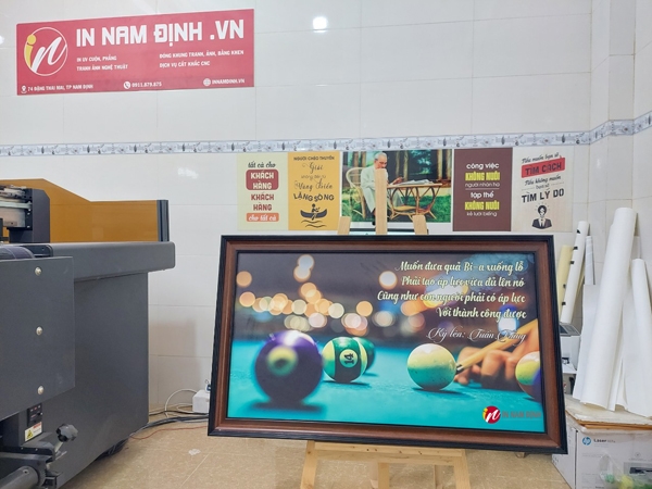 Sức hút, tranh trang trí quán bida ấn tượng độc nhất quảng bá cực chất