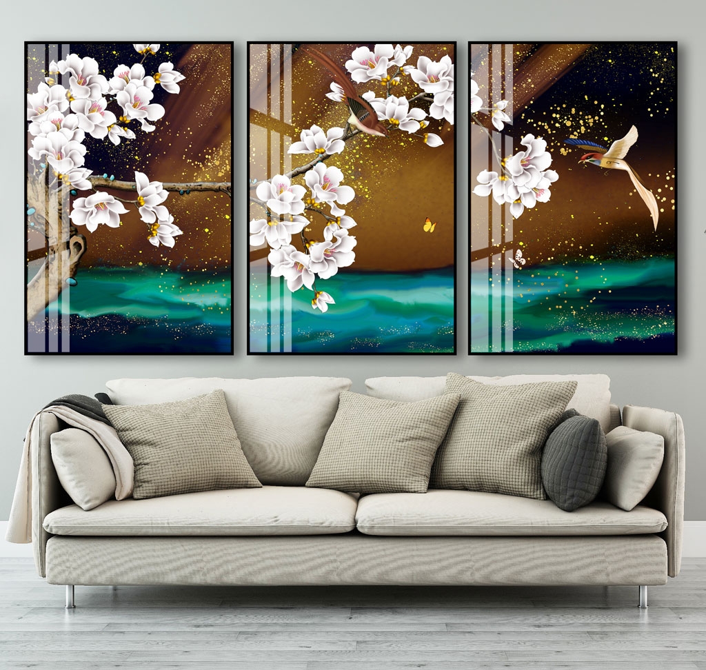 Tết sang treo tranh hoa đào với nhiều ý nghĩa đón xuân sum vầy