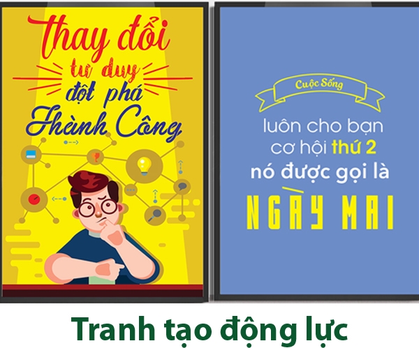 Thảo luận, lý do nên treo tranh động lực tạo nguồn năng lượng bứt phá thành công