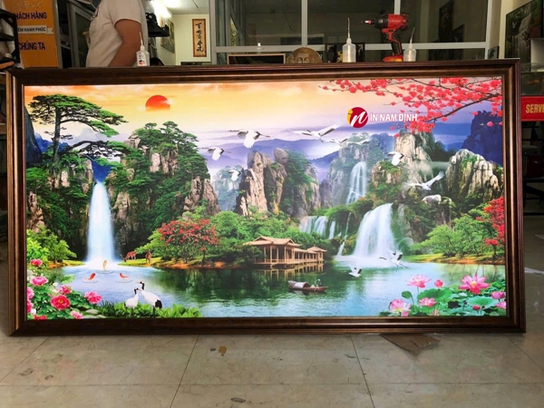 Tô điểm không gian sống nghệ thuật trang trí những mẫu tranh treo tường đẹp