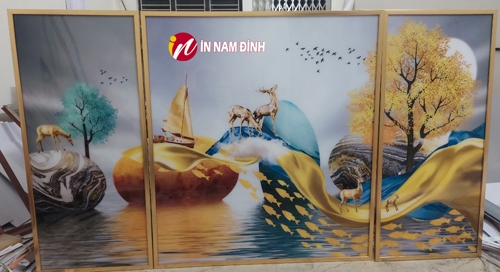 Top các mẫu tranh treo phòng khách đẹp trang trí kiến tạo không gian nghệ thuật