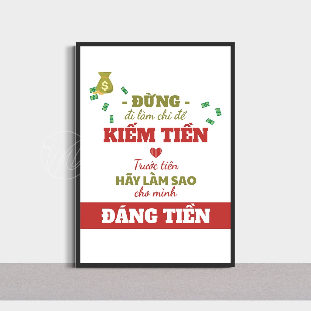 Top mẫu tranh động lực văn phòng tạo cảm hứng làm việc hot nhất 2021