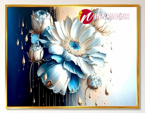 Top mẫu tranh hoa 3d đẹp trang trí mang hương hoa thiên nhiên vào trong không gian sống