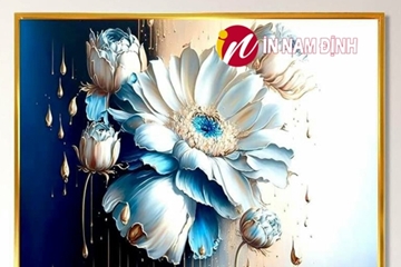 Top mẫu tranh hoa 3d đẹp trang trí mang hương hoa thiên nhiên vào trong không gian sống