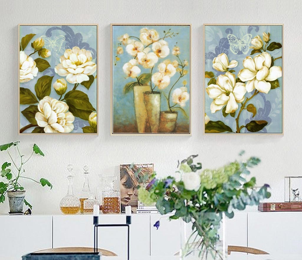 Top mẫu tranh lọ hoa trang trí sang chảnh kiến tạo không gian tươi mới