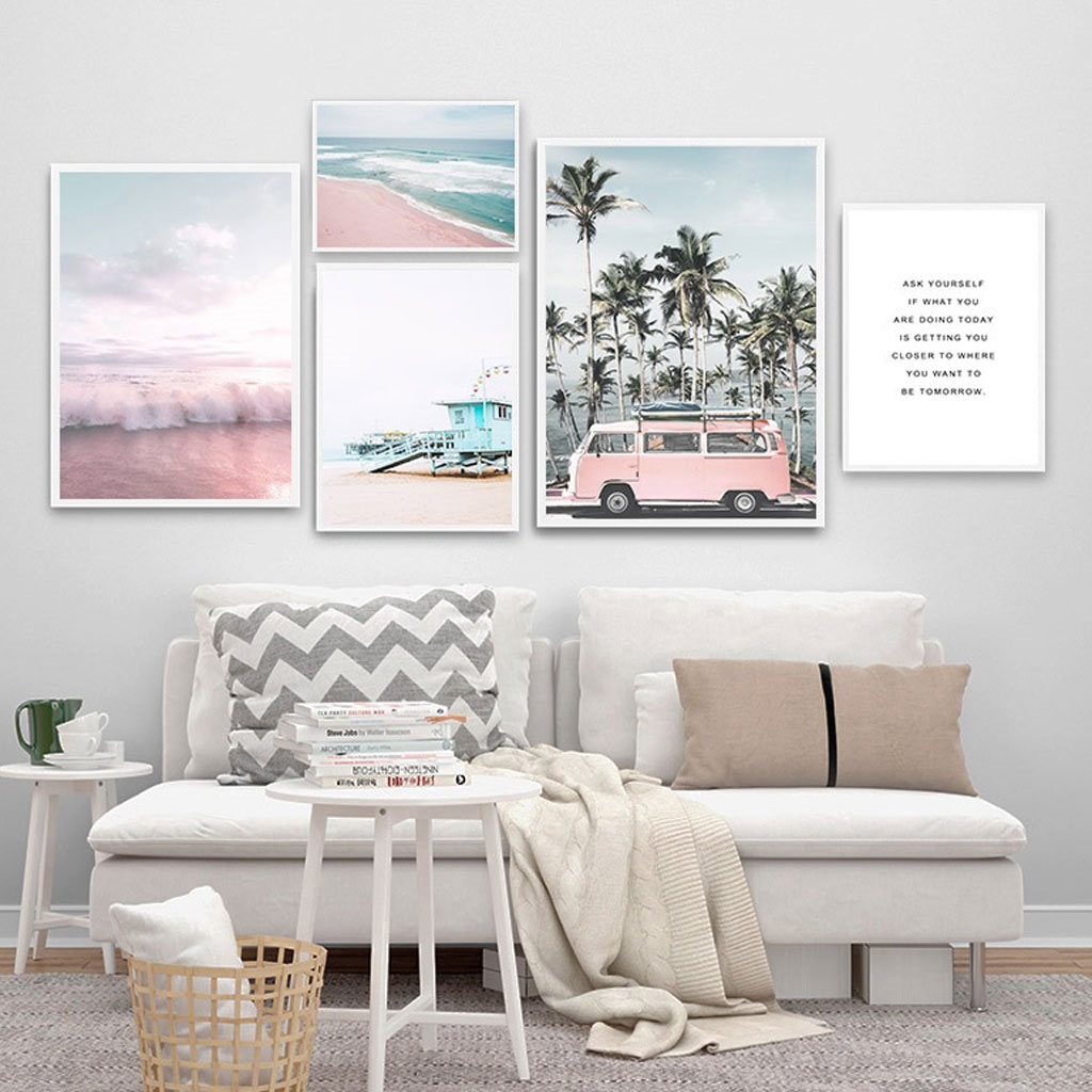 Top mẫu tranh phong cảnh biển trang trí sang chảnh tươi mới 2021