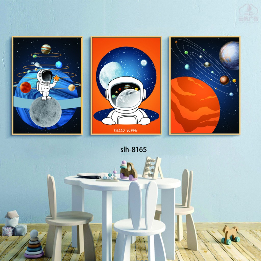 Top mẫu tranh treo phòng ngủ cho bé giúp bé tư duy khám phá