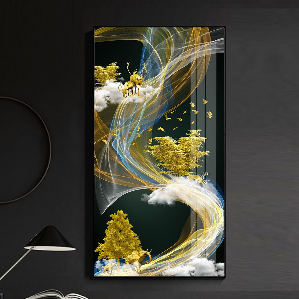 Top mẫu tranh trừu tượng chuẩn đẹp độc đáo