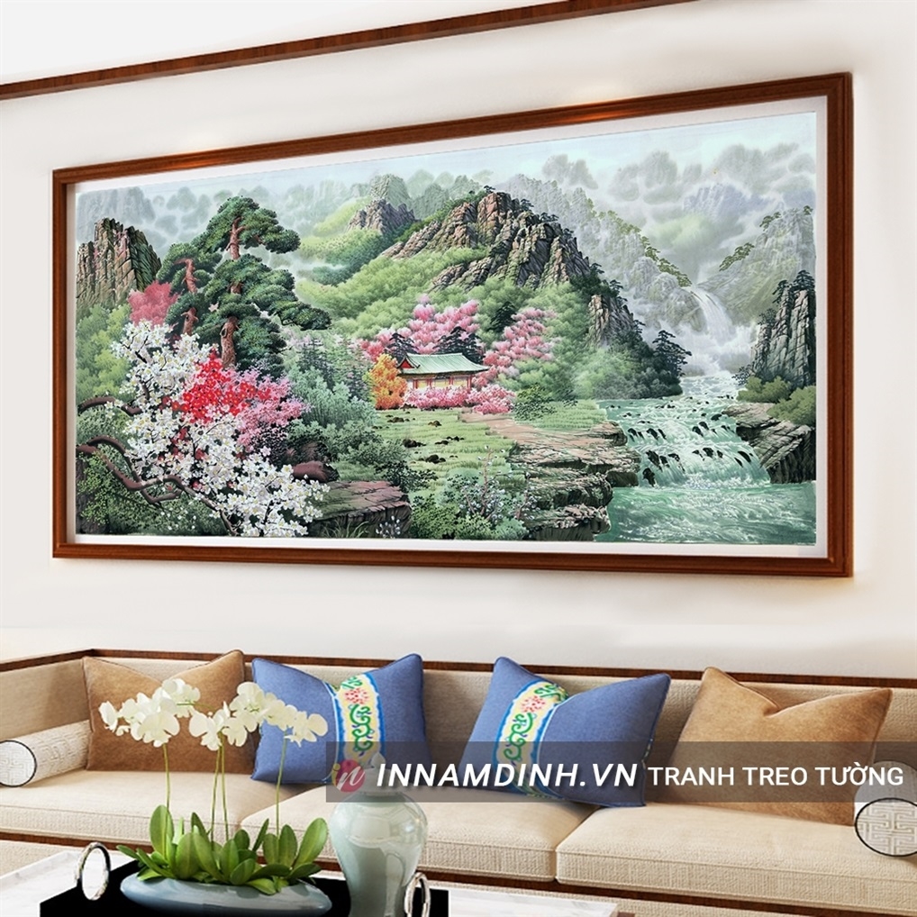 Top tranh phong cảnh trang trí tường sang chảnh gần gũi yêu thương