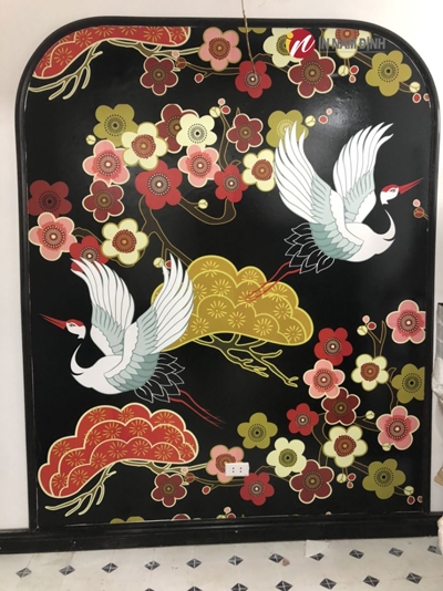 Trải nghiệm nghệ thuật độc đáo nhận thi công tranh dán tường khổ lớn phòng ngủ chất lượng