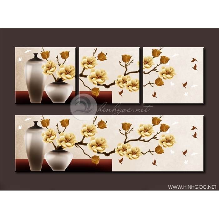 Tranh 3D bình hoa xu hướng lựa chọn hiện nay