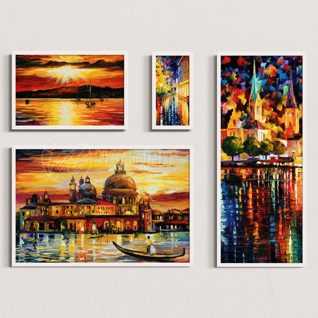 Tranh Châu Âu hơi thở của sự sang trọng xu hướng trang trí hot hiện nay