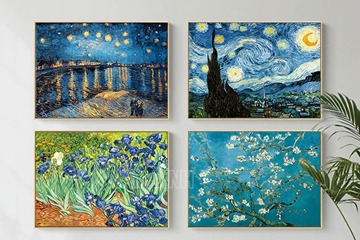Tranh Van Gogh đêm đầy sao trang trí với nhiều ý nghĩa