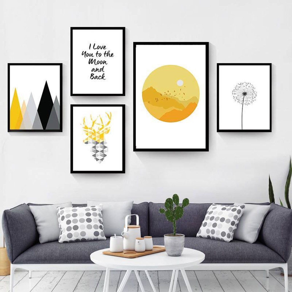 Tranh canvas nghệ thuật trong trang trí không gian căn nhà của bạn