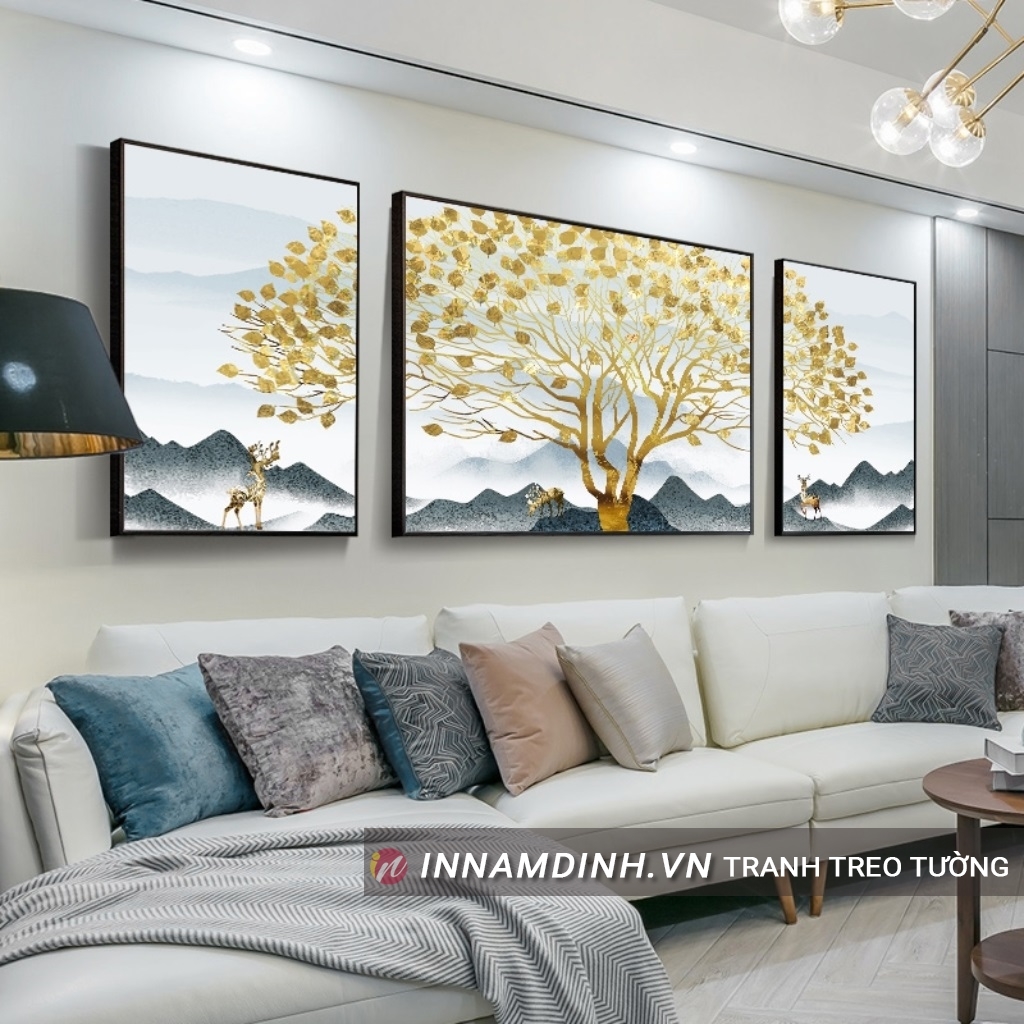 Tranh cây sinh mệnh trang trí ý nghĩa sức mạnh, trường tồn hạnh phúc viên mãn