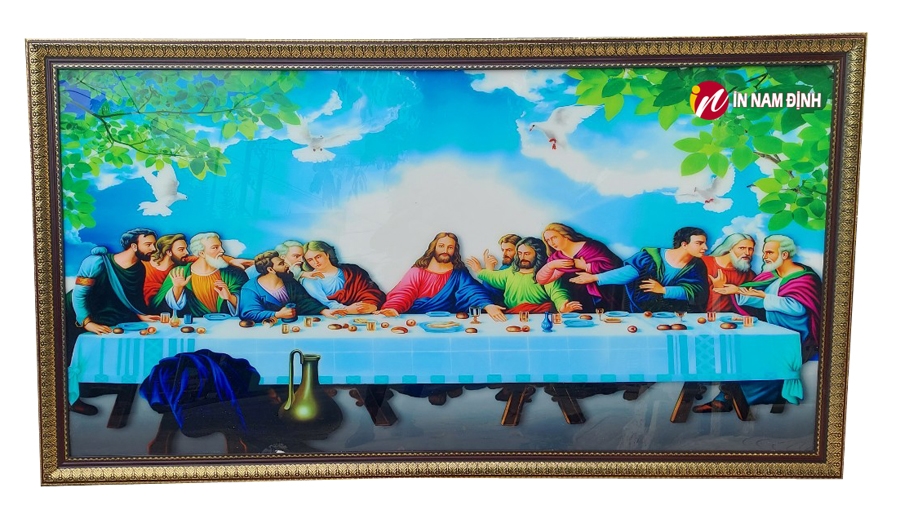 Tranh công giáo bữa tiệc ly trang trí ý nghĩa thể hiện đức tin trọn vẹn