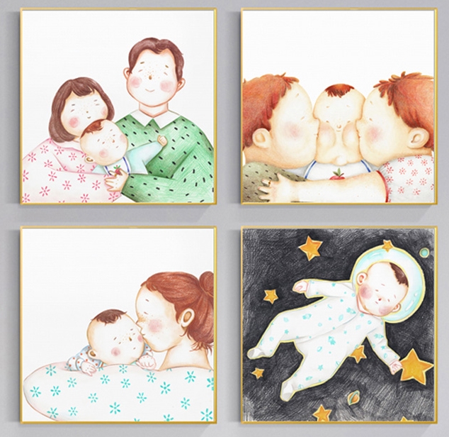 Tranh dán tường phòng ngủ trang trí với nhiều  lợi ích bất ngờ có thể bạn chưa biết