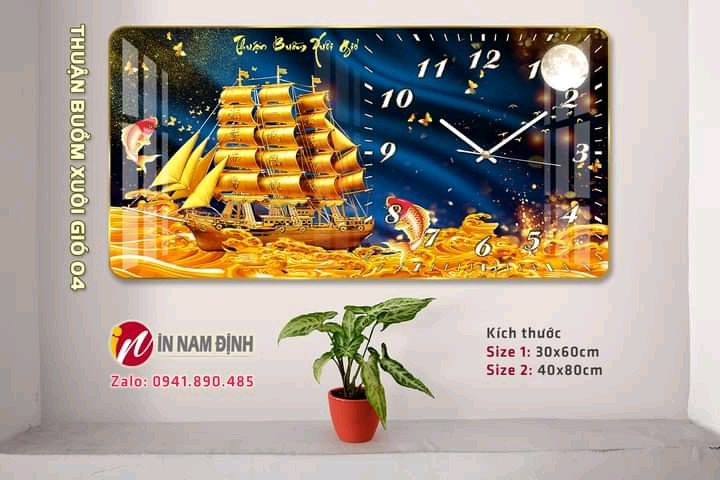 Tranh đồng hồ treo tường trang trí với nhiều ưu điểm nổi bật