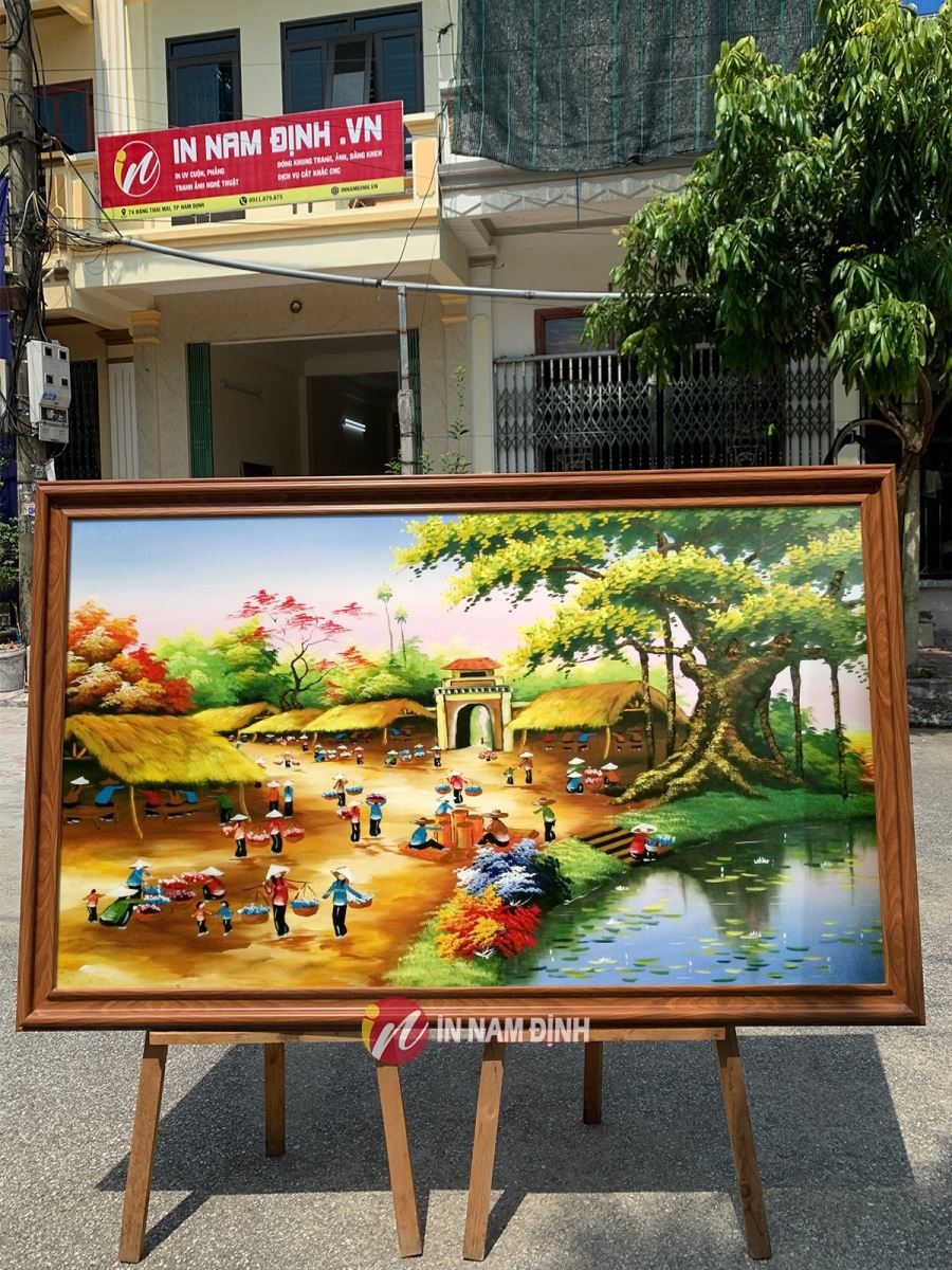 Tranh đồng quê 3D trang trí ý nghĩa với nhiều mẫu siêu đẹp