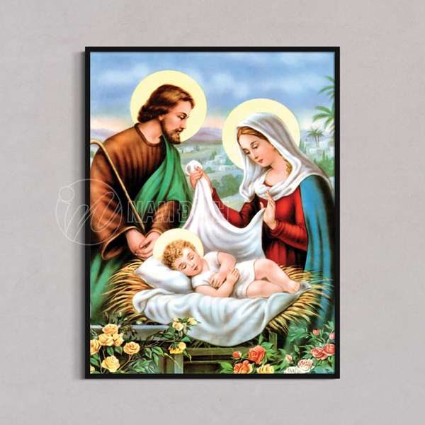 Tranh giáng sinh trang trí ý nghĩa mang noel ấm áp tới gia đình