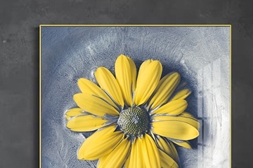 Tranh hoa cúc vàng -Ỹ nghĩa chúc sức khỏe dài lâu