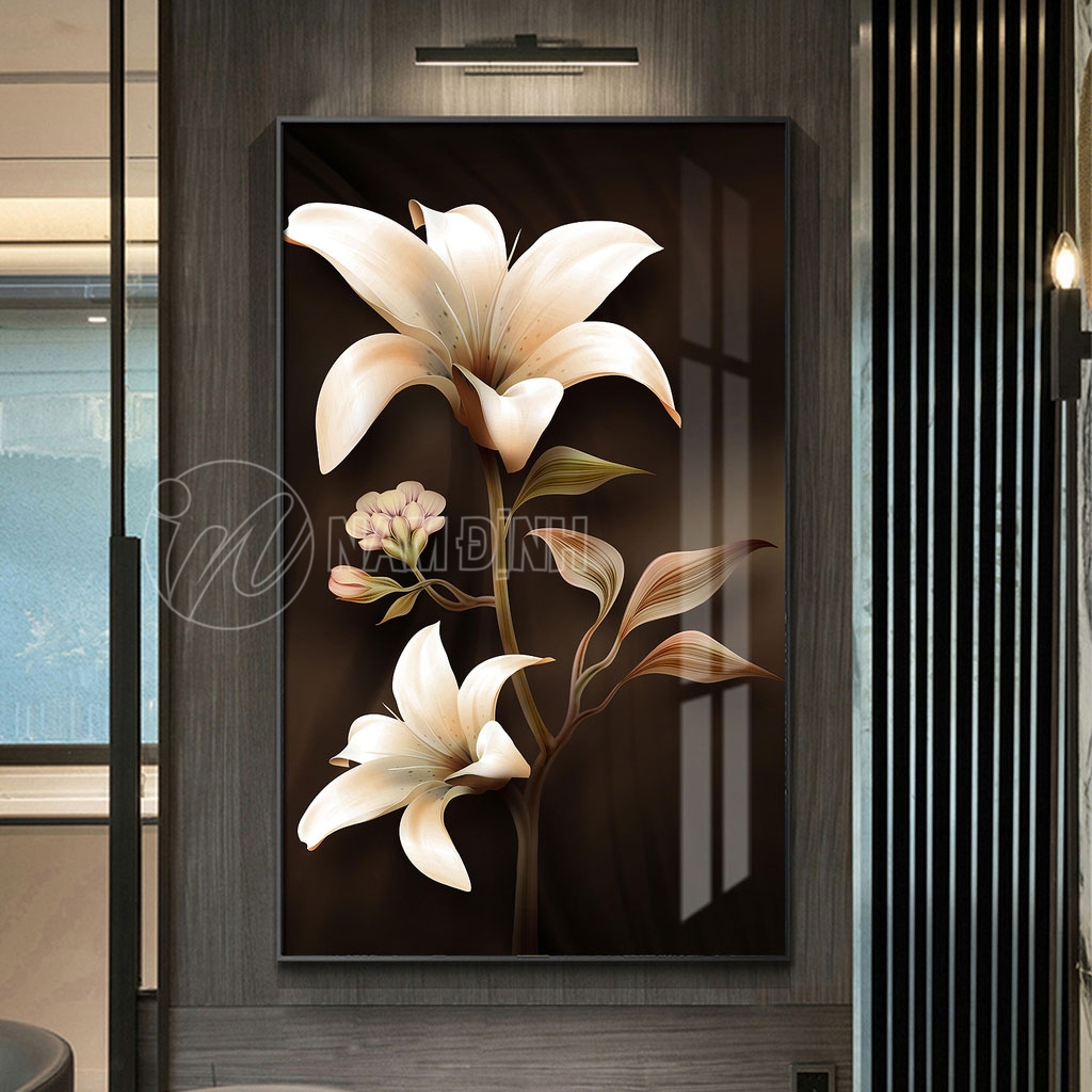 Tranh hoa ly, bức tranh đẹp với nhiều ý nghĩa