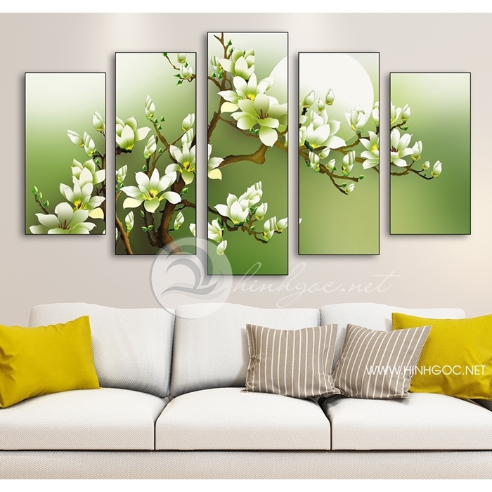 Tranh hoa mộc lan đẹp tại innamdinh.vn