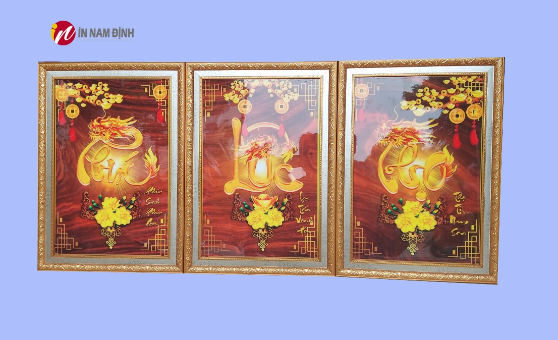 Tranh mừng thọ ý nghĩa gửi lời tri ân thành kính trang trọng