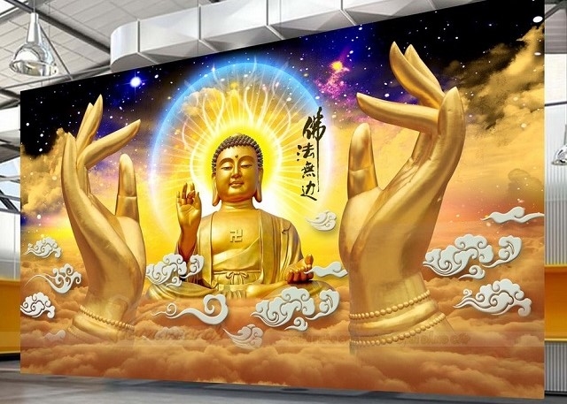 Tranh thờ 3d trang trí ý nghĩa tâm linh đạo lý uống nước nhớ nguồn