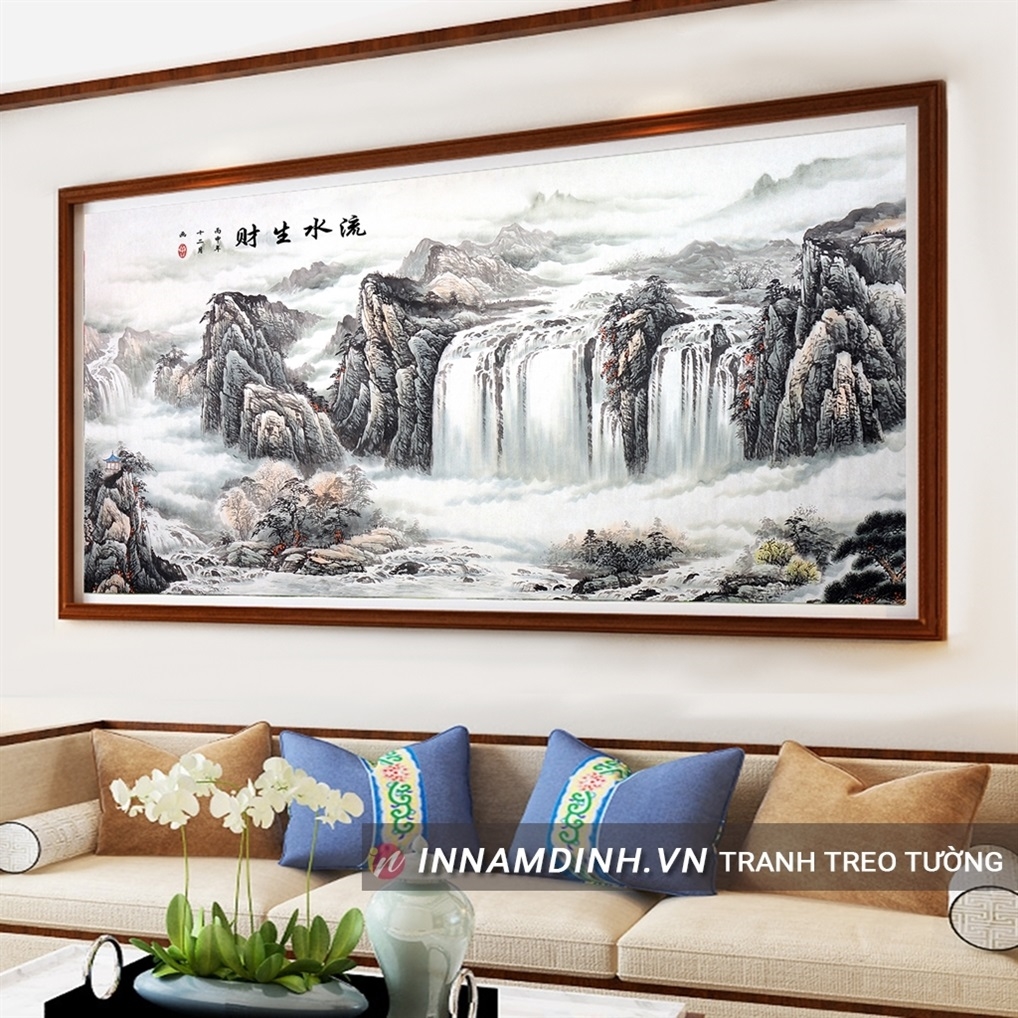 Tranh thủy mặc, xu hướng lựa chọn trang trí tường hiện nay