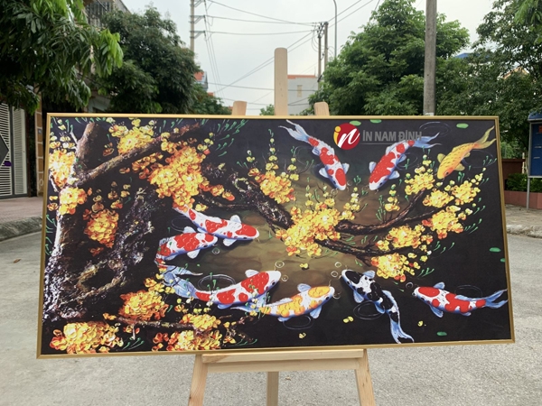 Tranh treo phòng khách điểm nhấn tinh tế cho không gian sống ý nghĩa