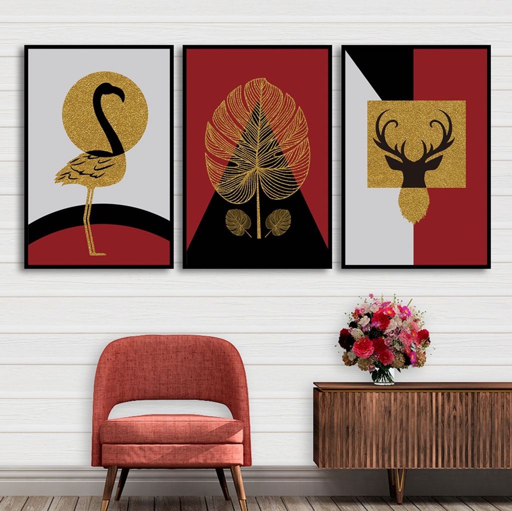 Tranh treo tường: Chim hồng hạc, ý nghĩa, cách treo biểu tượng bình an