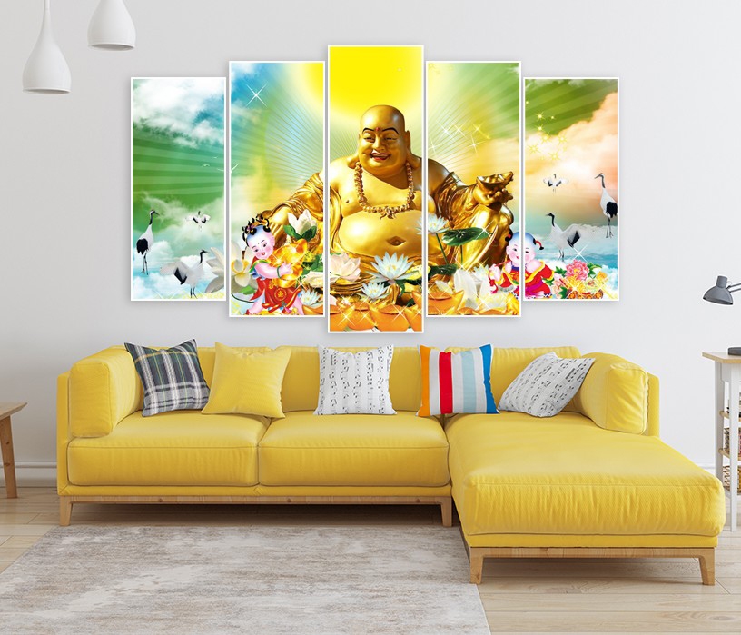 Tranh treo tường phật giáo trang trí giúp tâm thanh tịnh, an nhiên