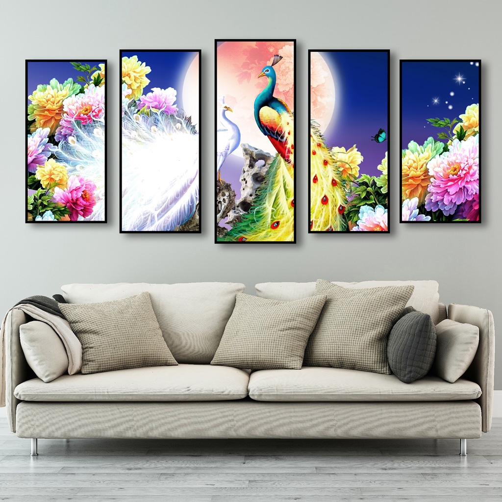 Tranh treo tường phòng ngủ gắn kết tình cảm hạnh phúc viên mãn