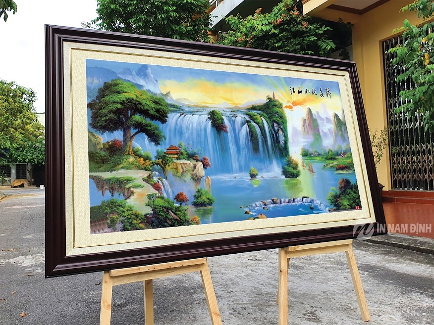 Tuyệt chiêu tranh non nước hữu tình treo hướng này vừa sang chảnh rước lộc tài