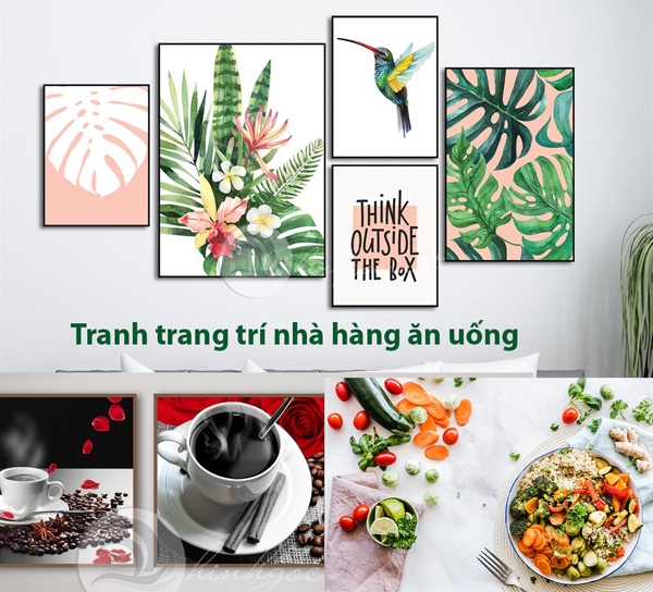 Xem ngay, những mẫu tranh trang trí nhà hàng ăn uống độc đáo hút khách