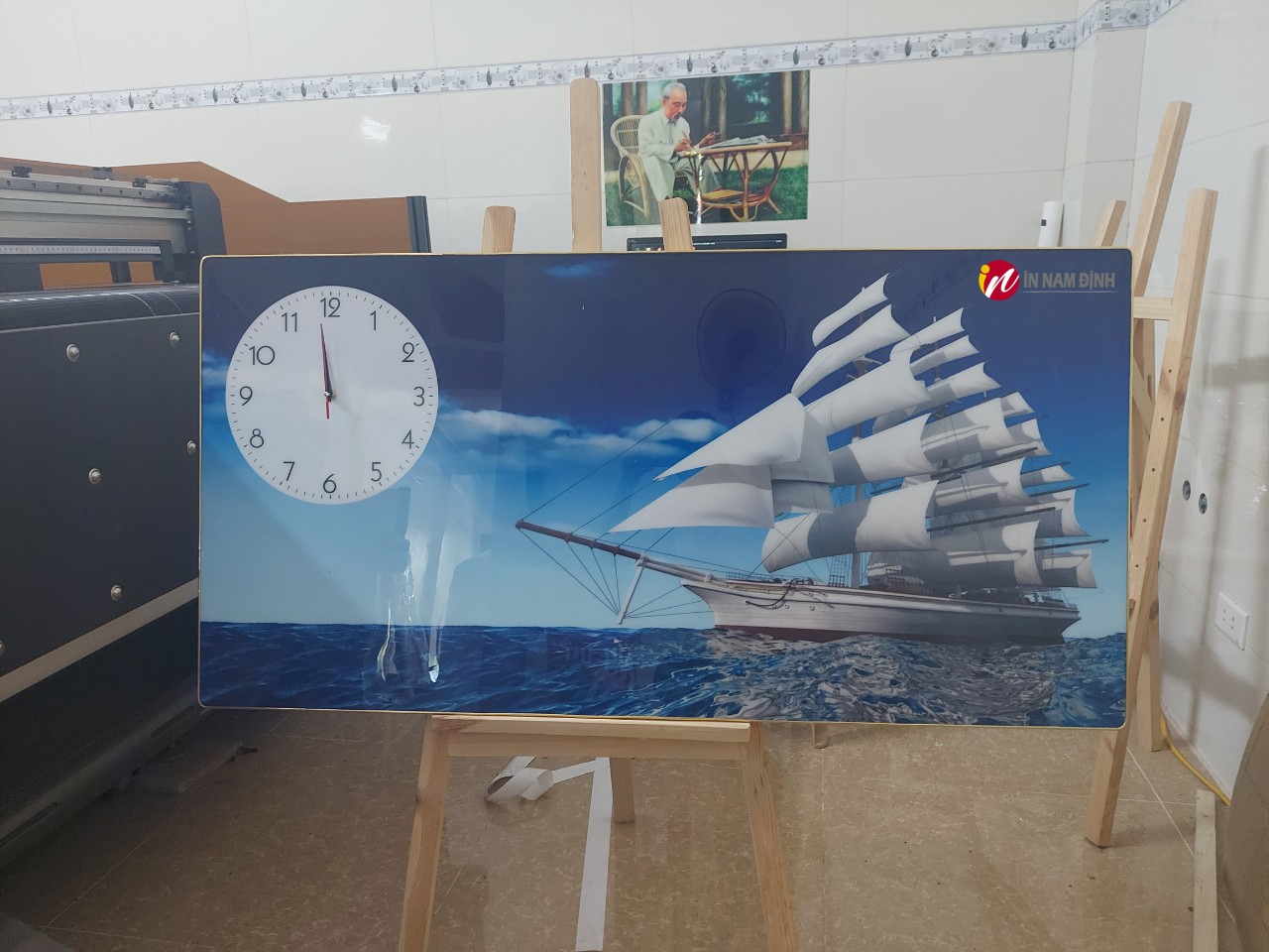 Xịn sò, chất liệu tranh treo tường làn gió mới xua tan muộn phiền