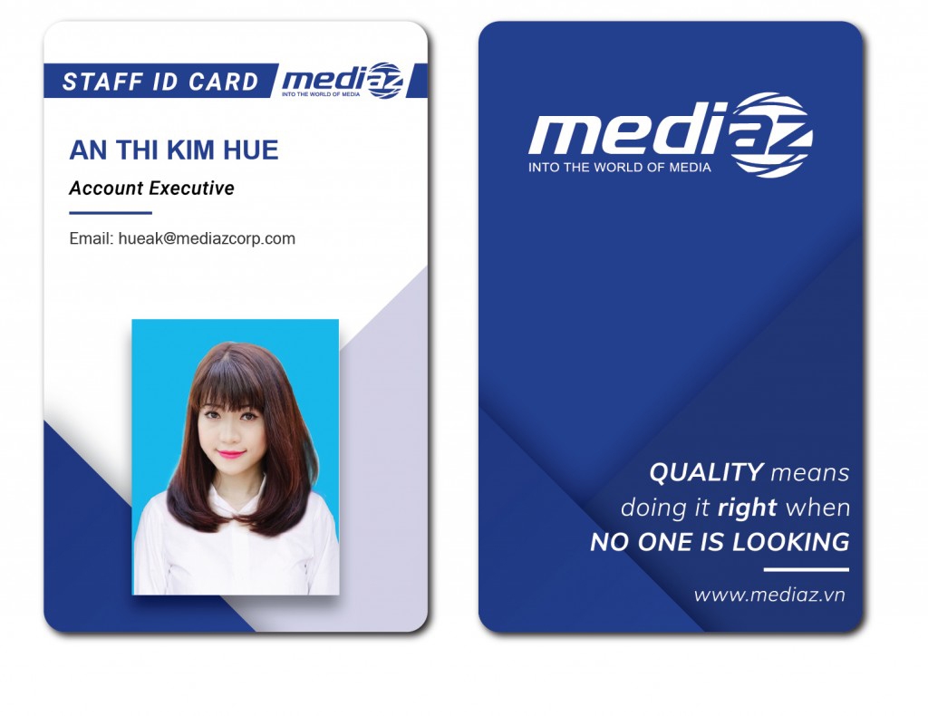Xịn sò, in thẻ nhân viên theo yêu cầu siêu bền đẹp giá rẻ tại tranhnamdinh.vn