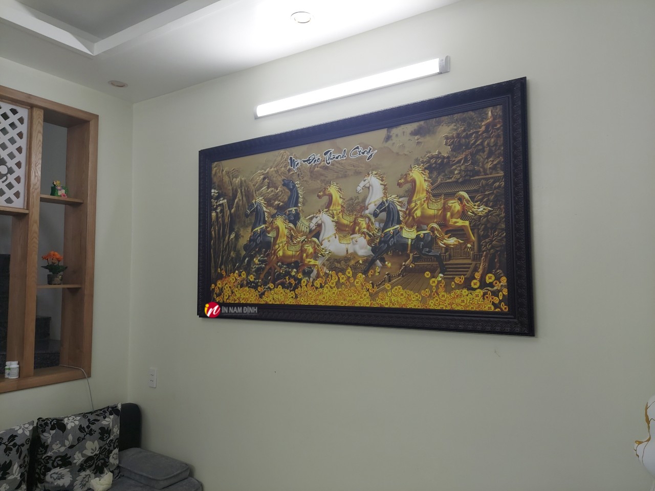 Xịn sò, mẫu tranh mã đáo siêu bền đẹp trang trí sang chảnh hút lộc tài như ý