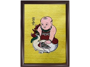 Xịn sò, nét đẹp đặc trưng của tranh đông hồ phú quý trang trí tết