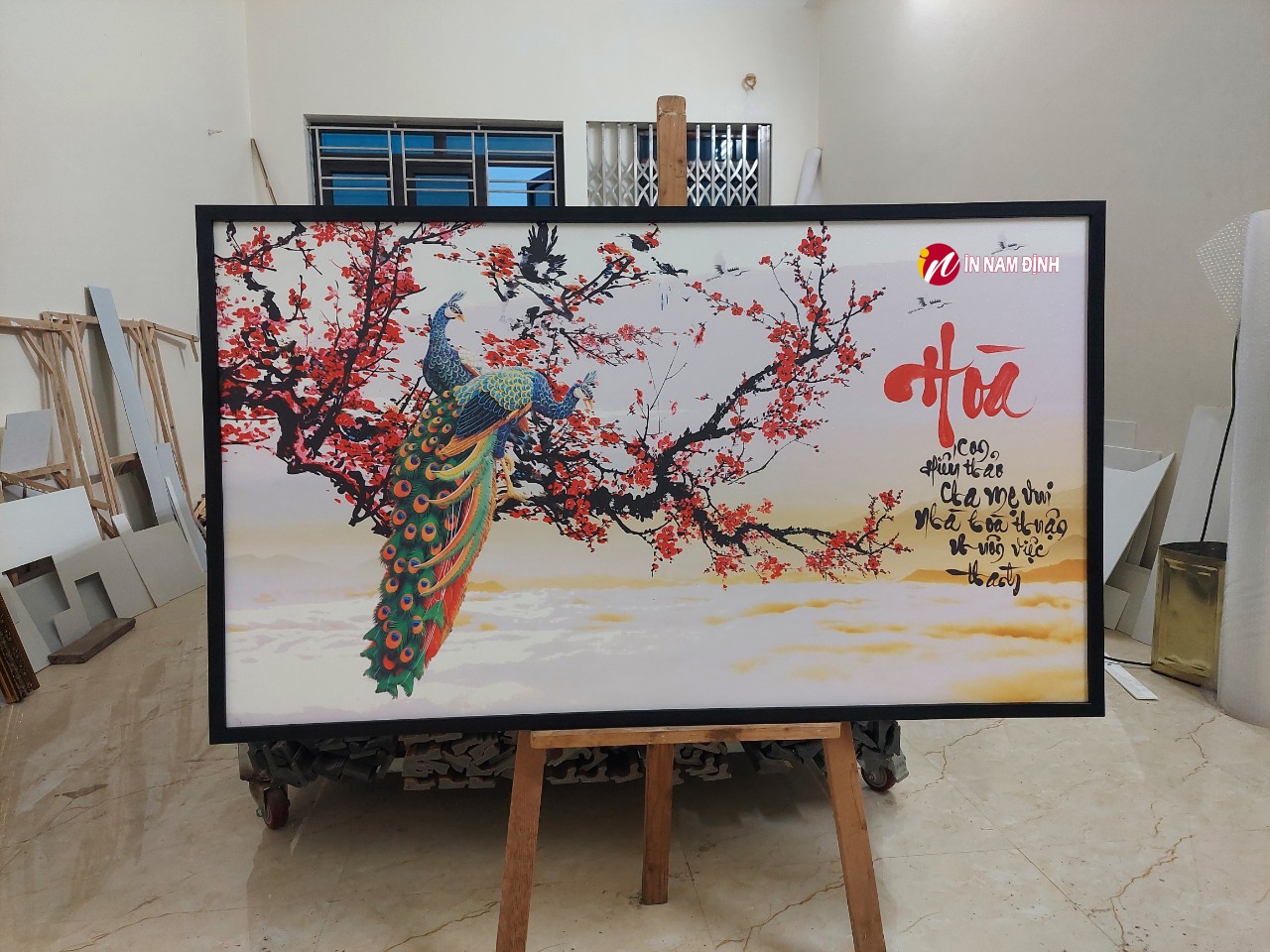 Xịn sò top mẫu tranh tranh dán tường phòng ngủ vợ chồng trang trí lãng mạng