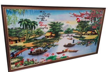Xu hướng trang trí Tranh 3D phòng khách đẹp nhất chất lượng giá rẻ tại Nam Định